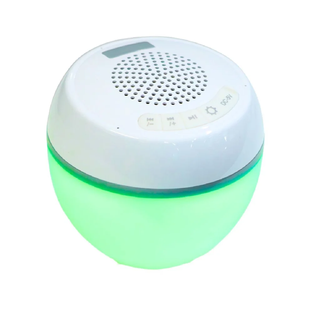 Rechargeable Mini Floating Bluetooth Speaker with Pool Light Show