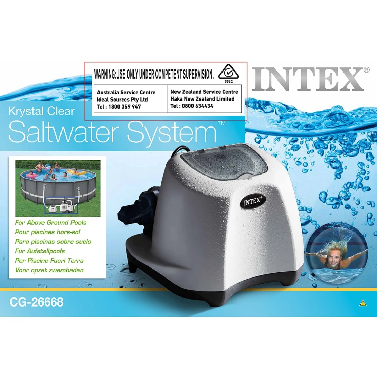 Intex Krystal Clear Add-On Saltwater System