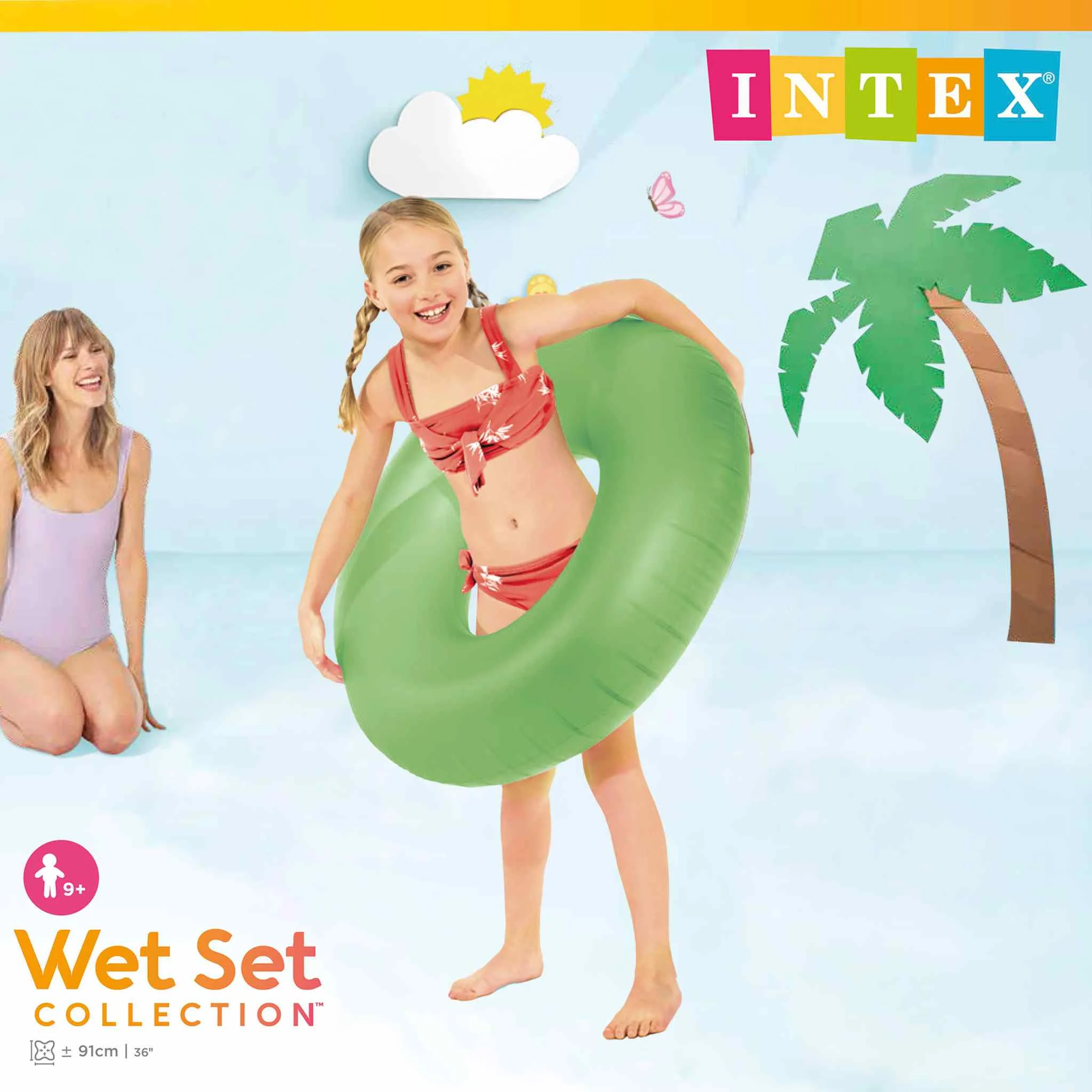 Intex Neon Frost Swim Ring