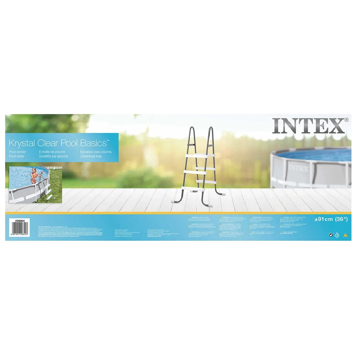 Intex Pool Ladder - for up to 91cm high pools