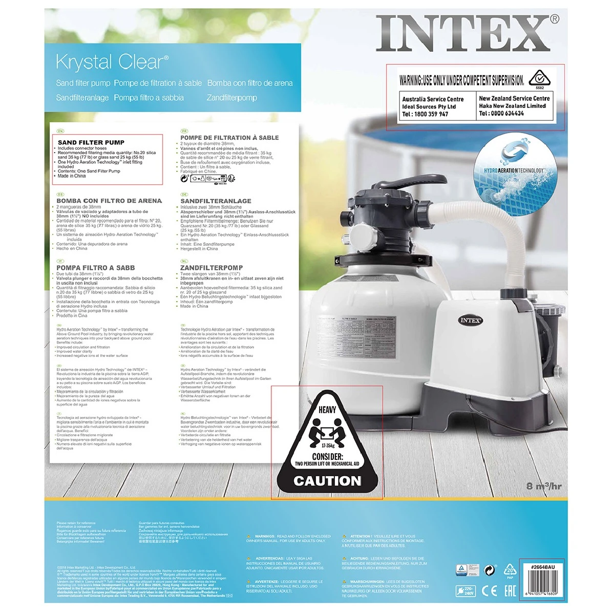 Intex Sand Filter Pump - 10598LPH