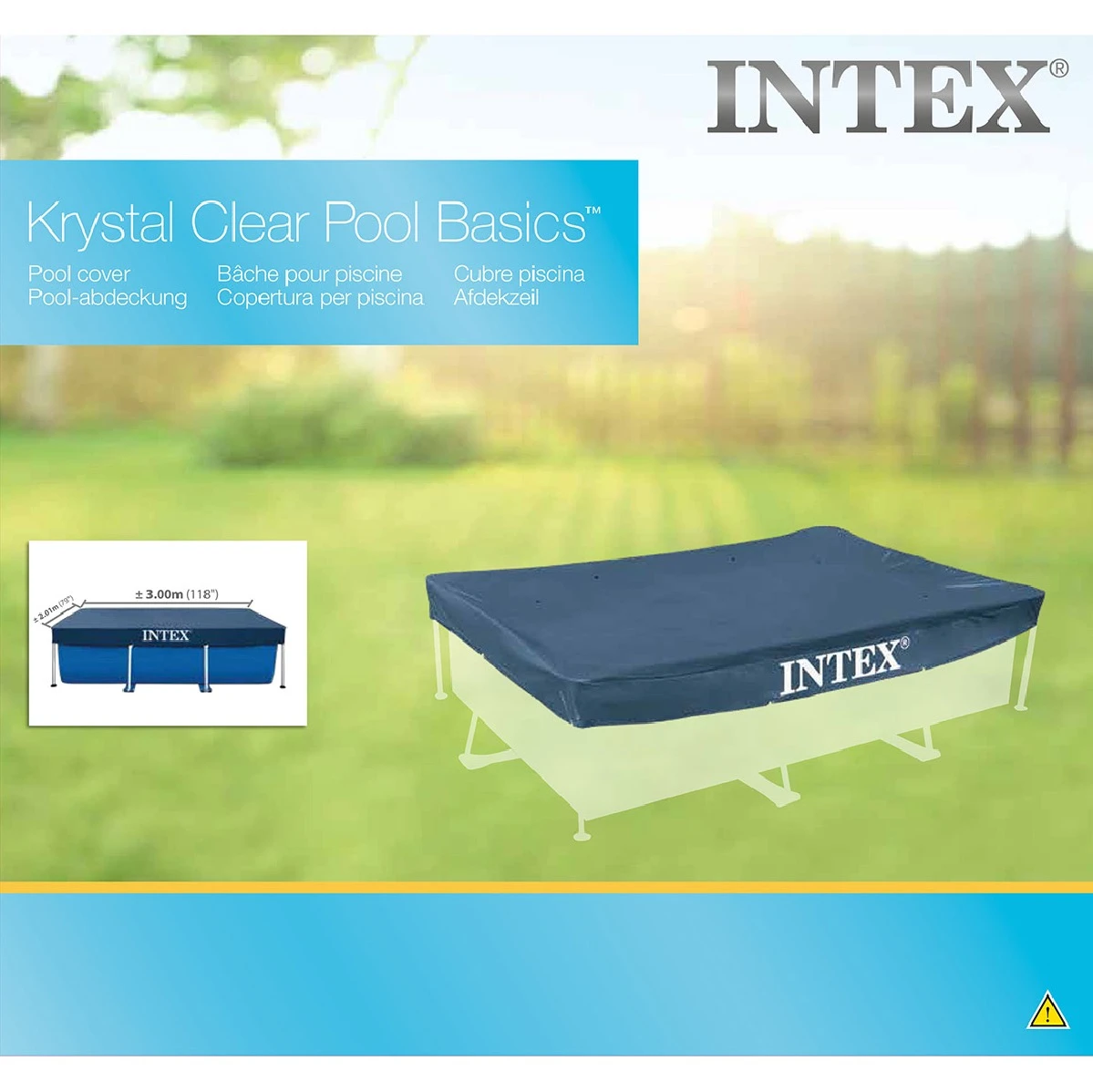 Intex Ultra Frame 9.8ft Rectangular Pool Cover