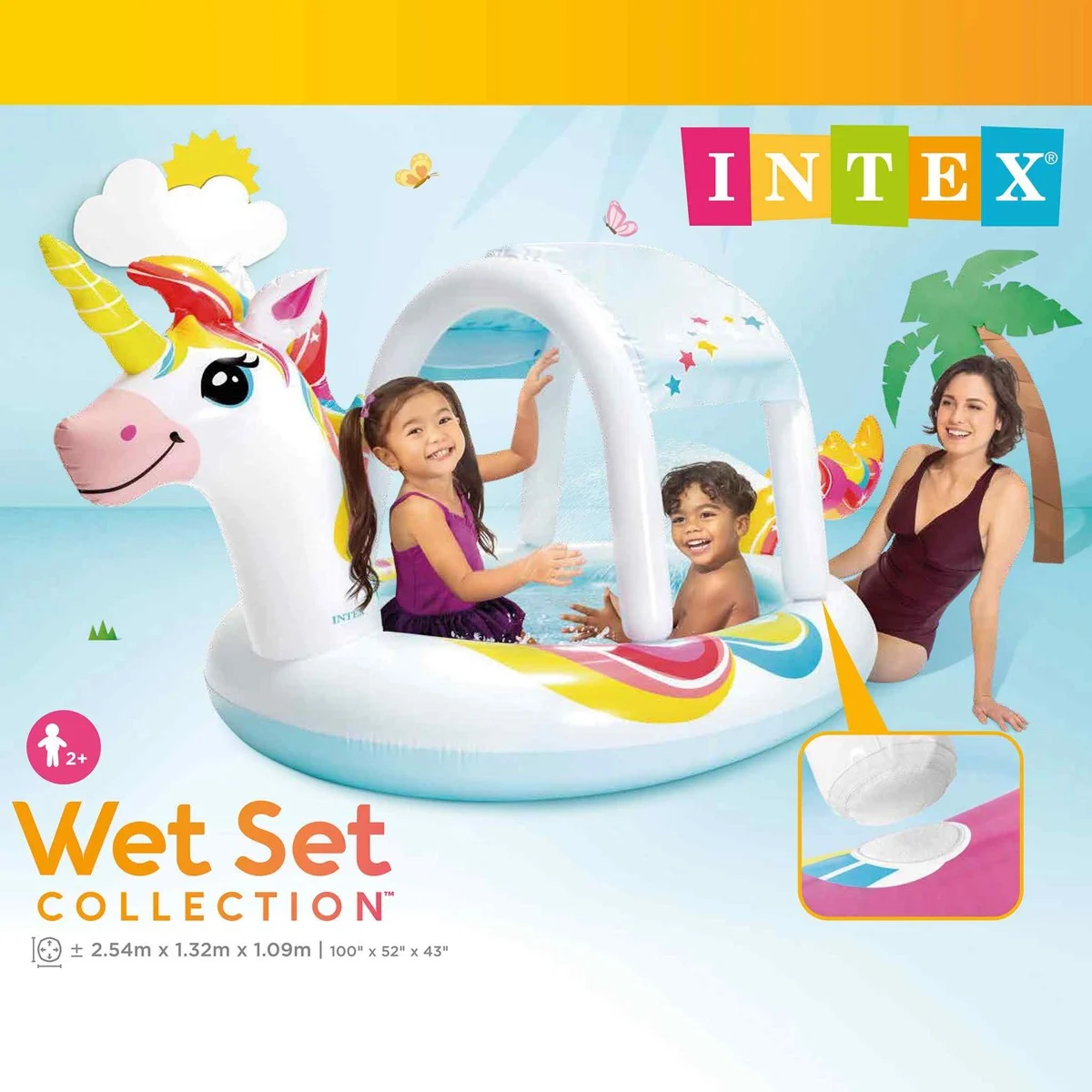 Intex Unicorn Spray Pool