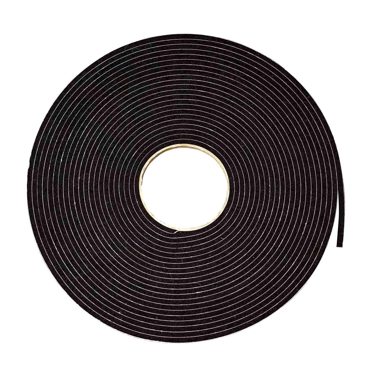 Neoprene (CR) self adhesive tape 4.5mm Black 12mm x 4.5mm