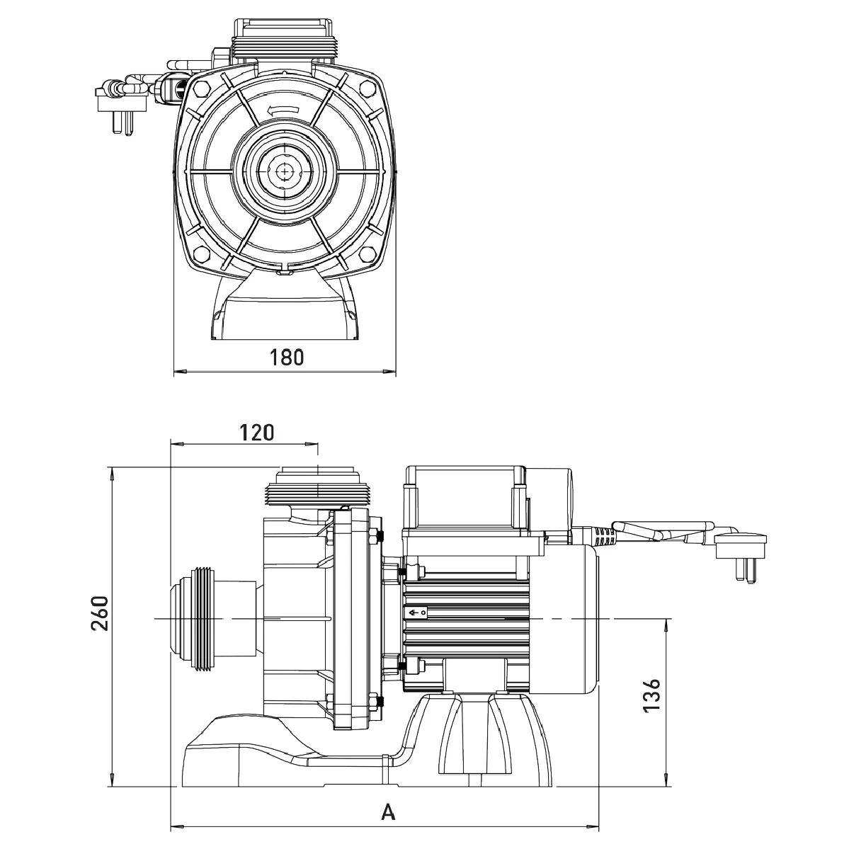 Onga LTP400S 0.5HP Leisuretime Solar Heating Pump