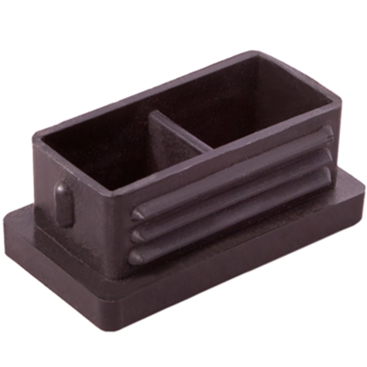 Rectangular Plastic Internal Tube Insert - Black 38mm x 25mm