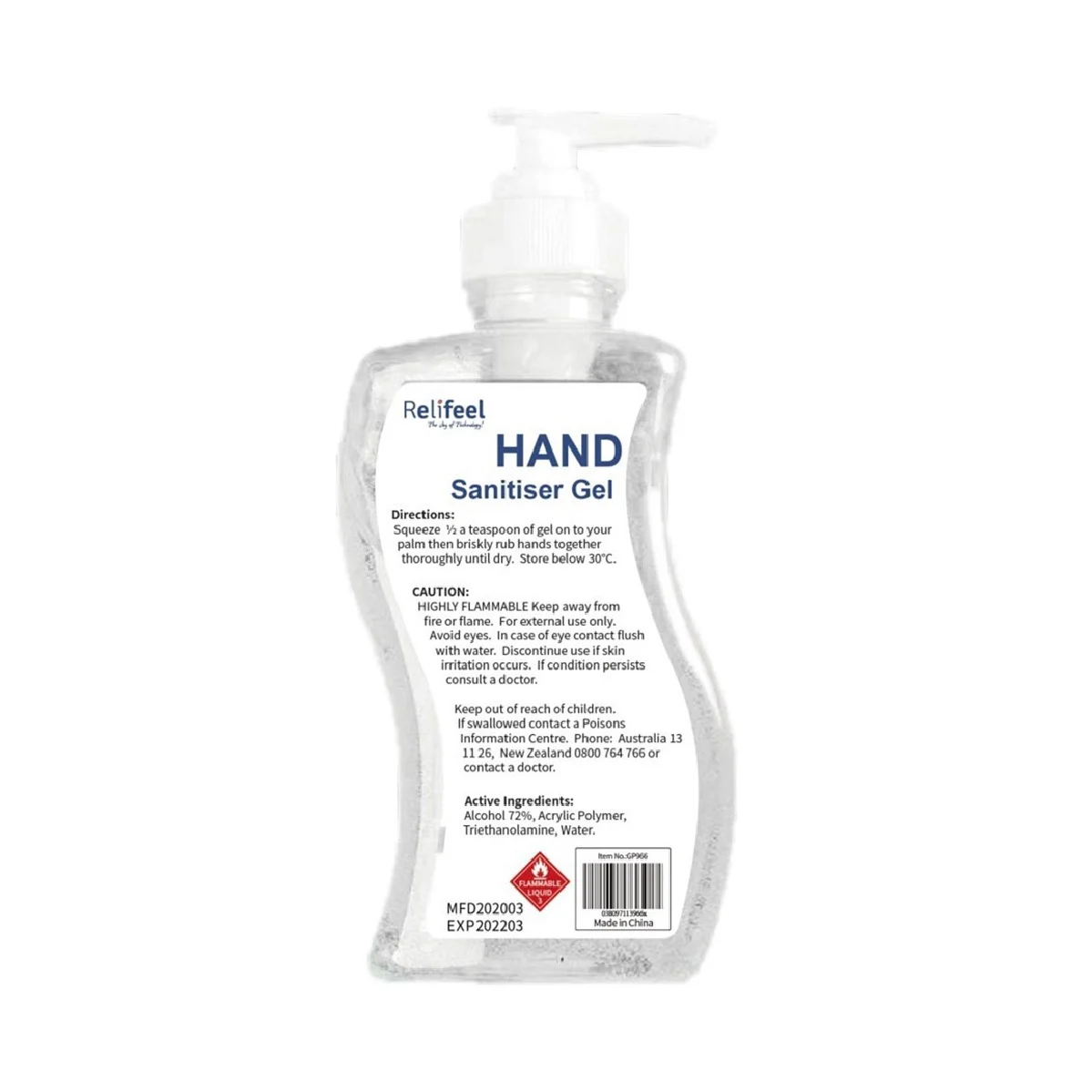 Relifeel Hand Sanitiser 295ml