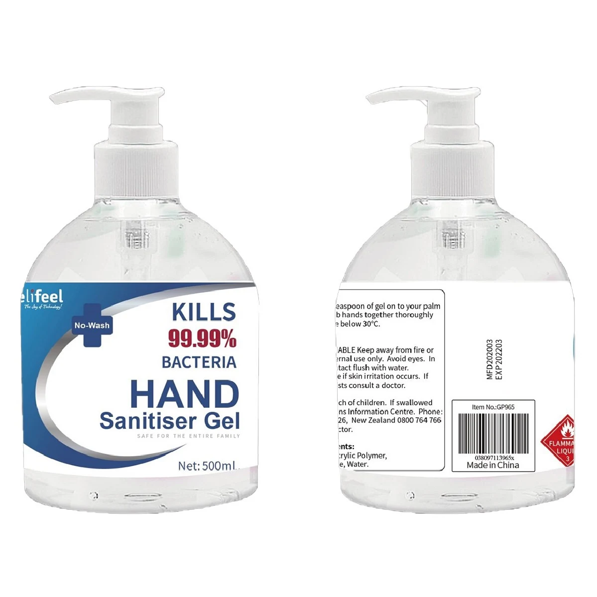 Relifeel Hand Sanitiser 500ml