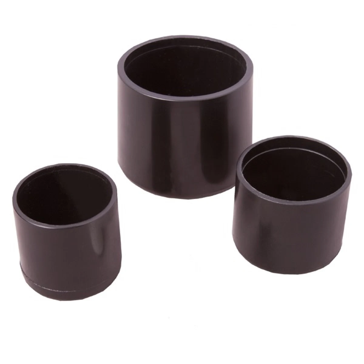 Round Plastic Chair Tip - Black 10mm