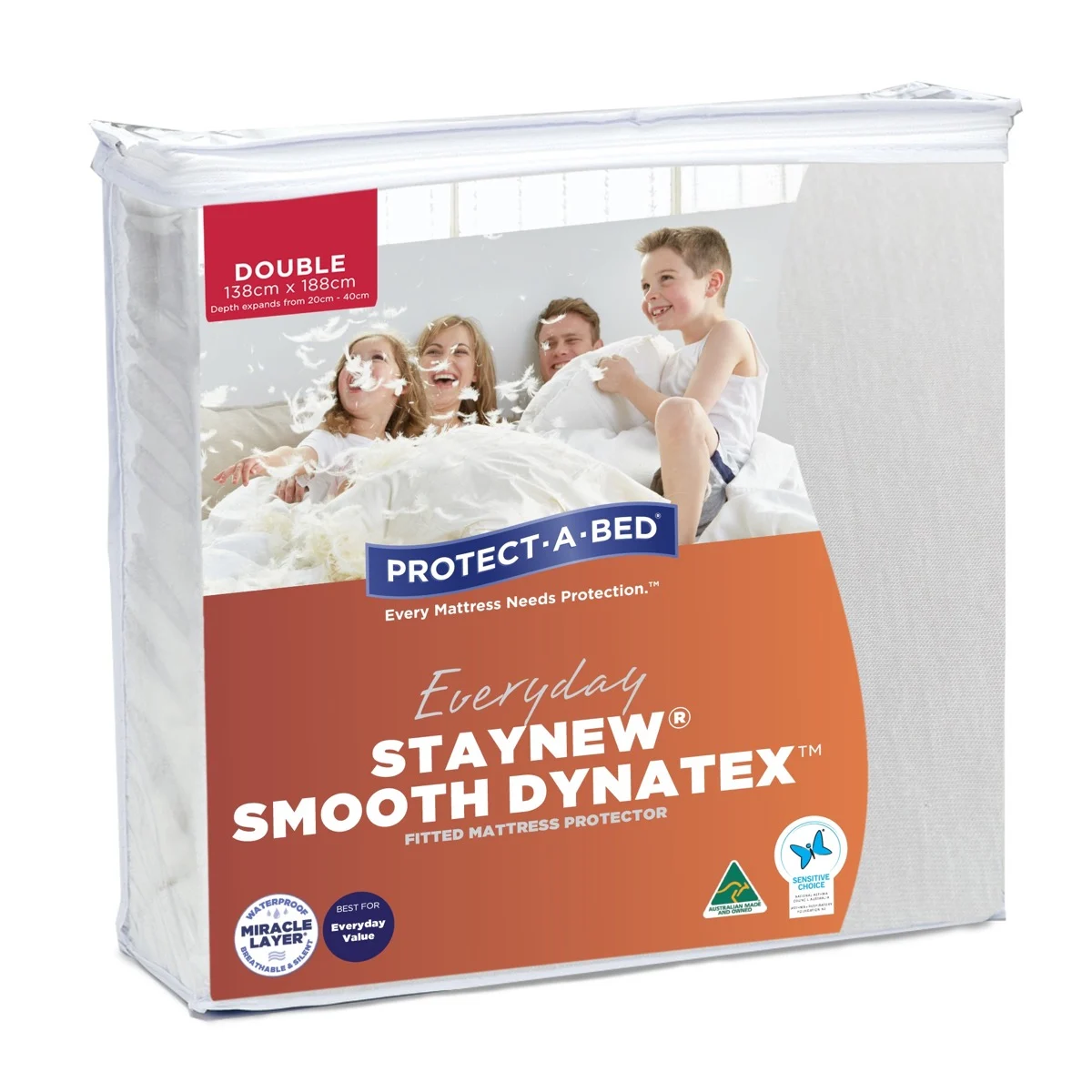 Smooth Dynatex Mattress Protector Double