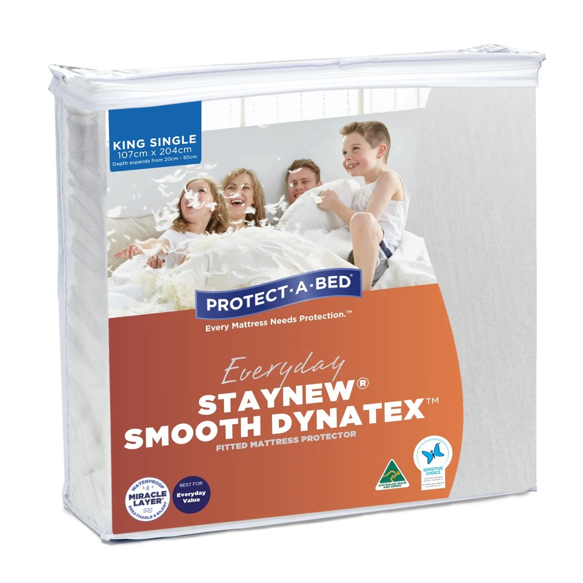 Smooth Dynatex Mattress Protector King Single