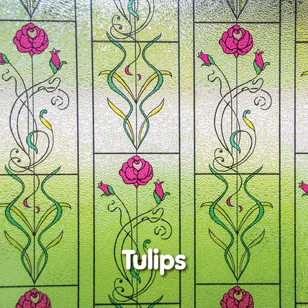 Static Privacy Film Tulips