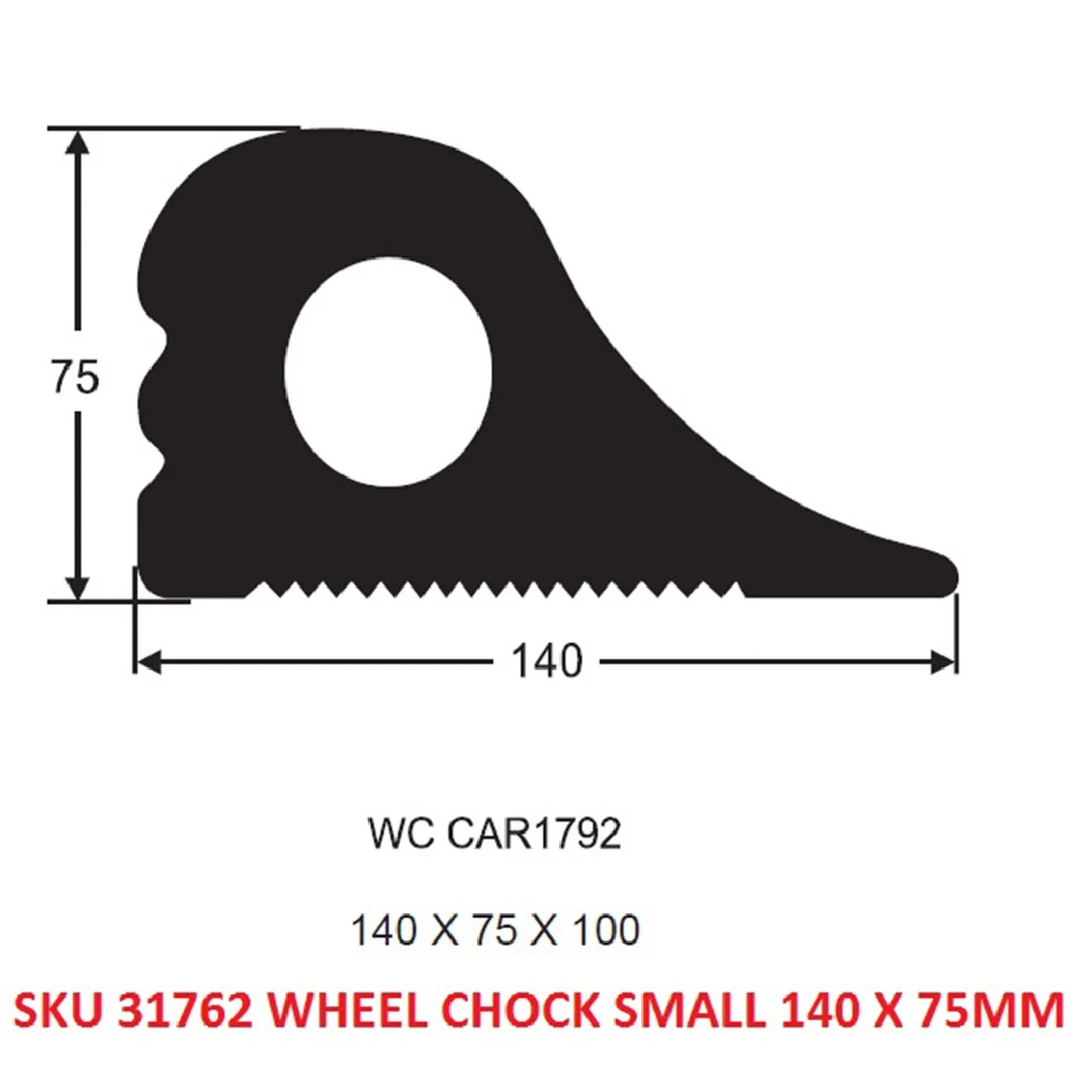 Wheel Chock - Small