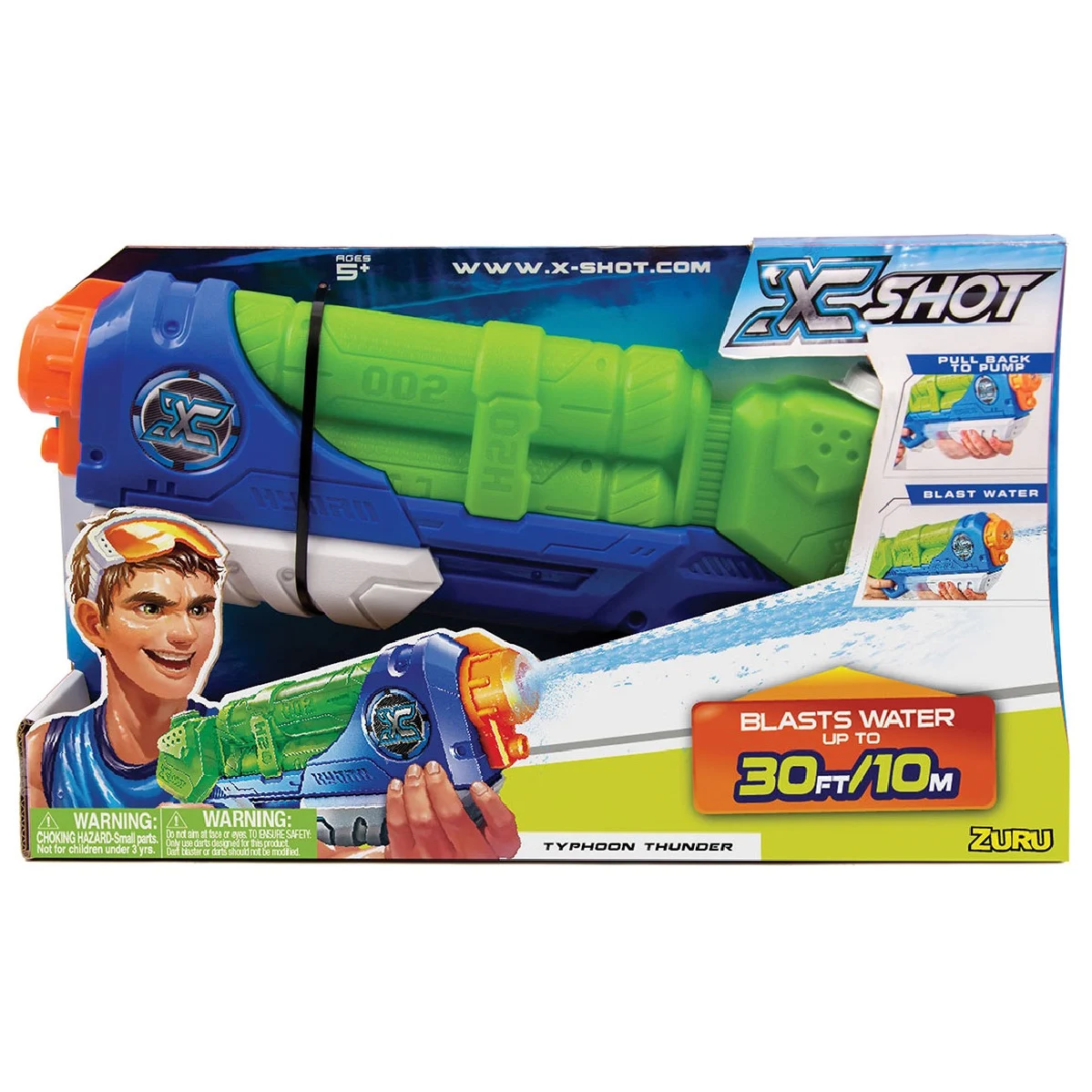 XShot Typhoon Thunder Water Blaster