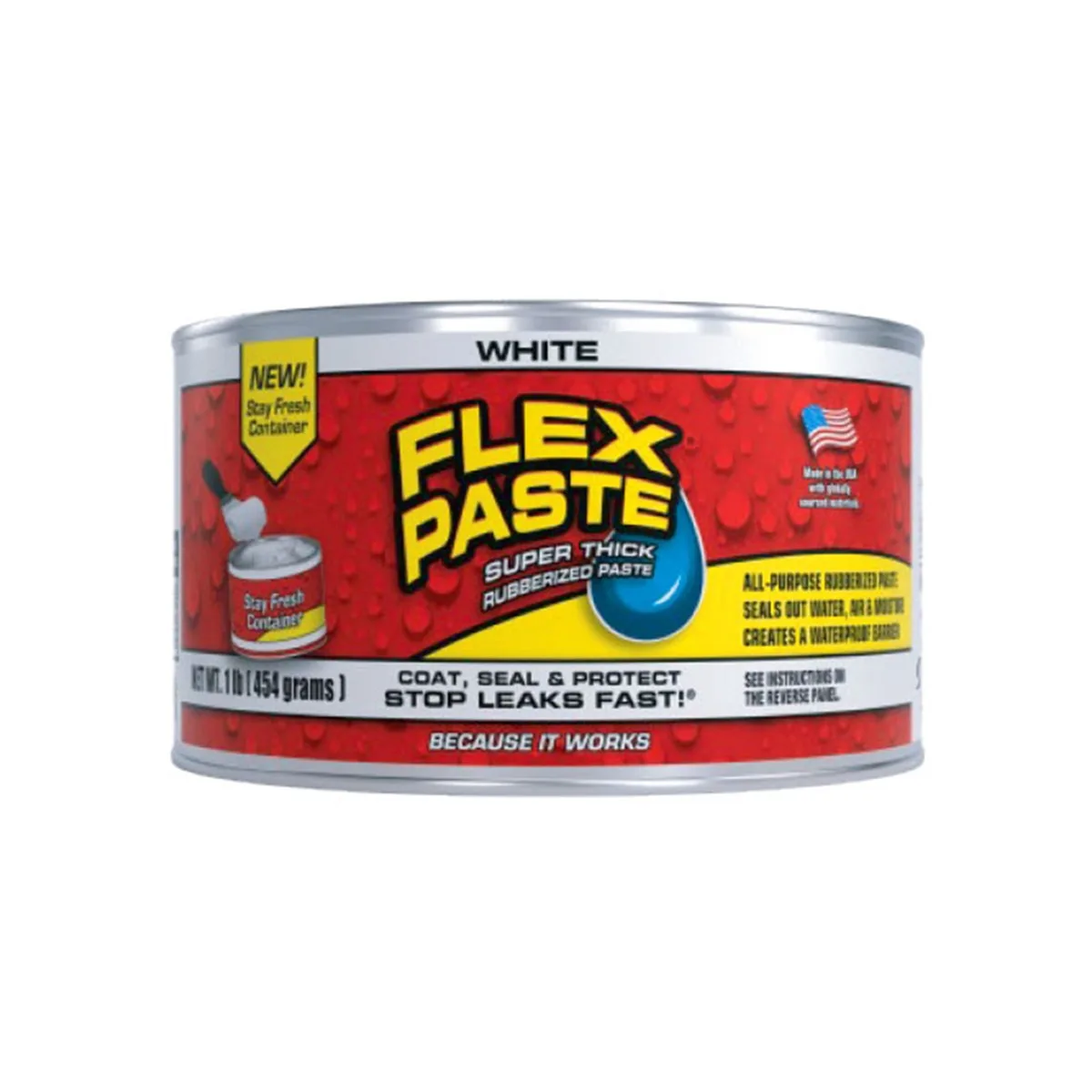 Flex Paste 454g Tin White