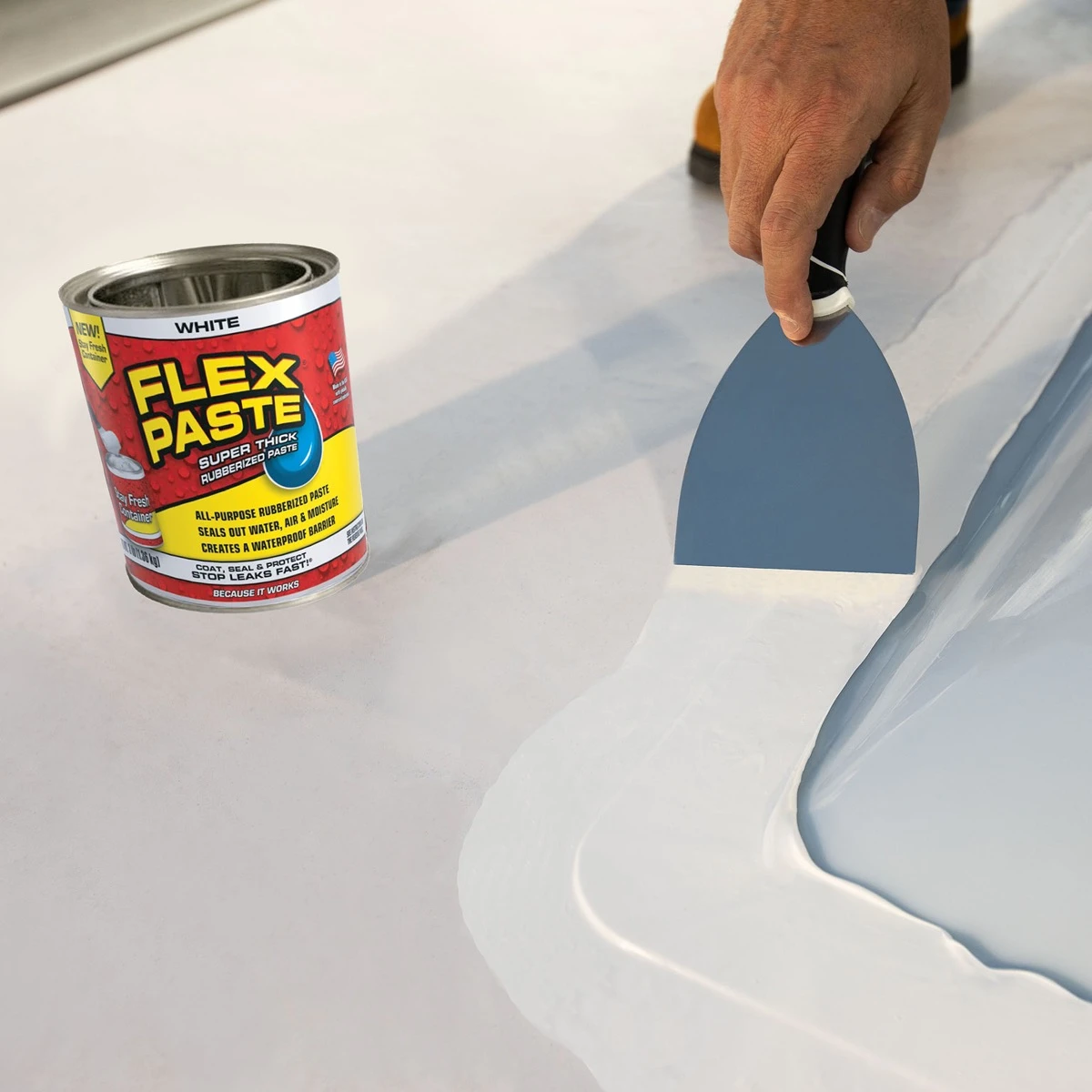 Flex Paste 454g Tin White