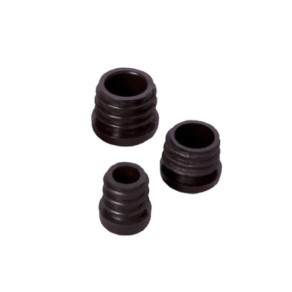 Round Plastic Internal Tube Insert - Black Suits Hole Size 9-11mm