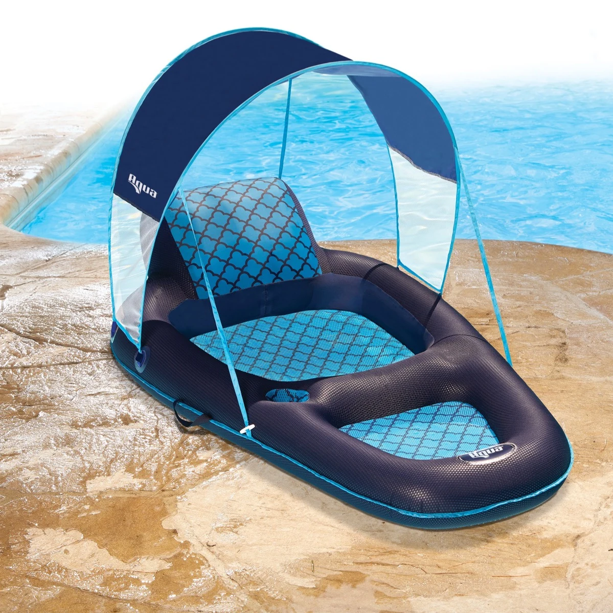 Aqua Leisure Lounge Luxury With Removable Canopy