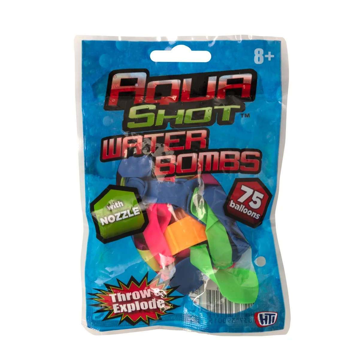 Aqua Shots Waterbombs With Nozzle - 75Pk