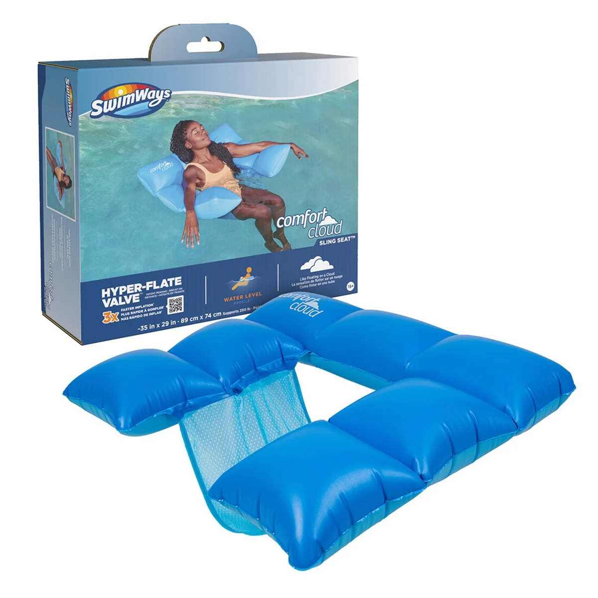 Swimways Comfort Cloud Sling Seat Lounge