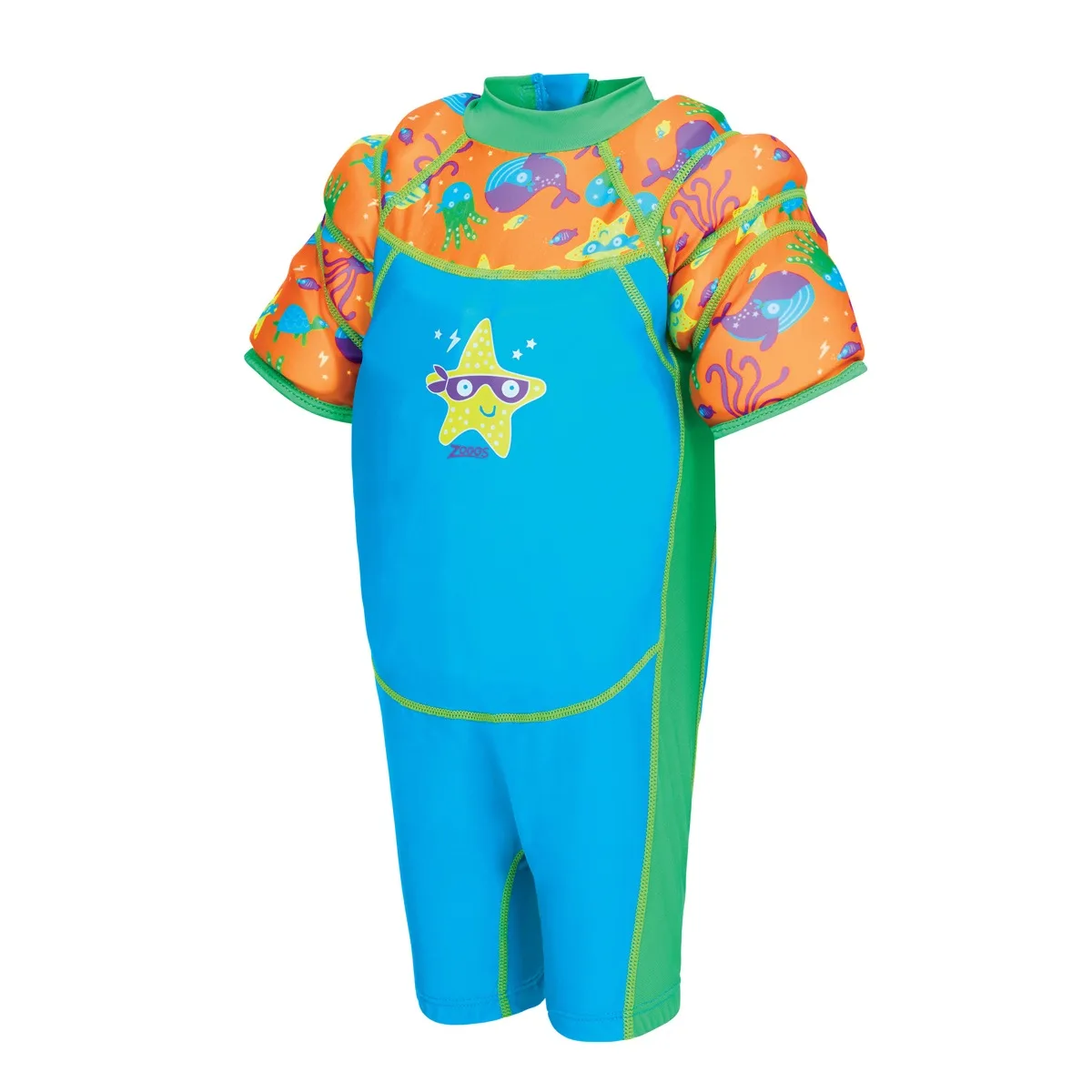 Zoggs Super Star Water Wings Float Suit 1-2