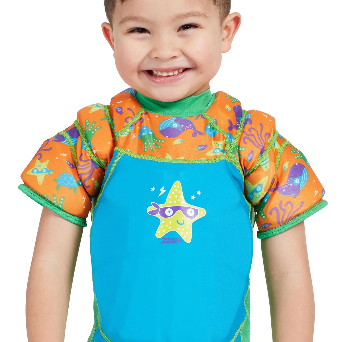 Zoggs Super Star Water Wings Float Suit 1-2