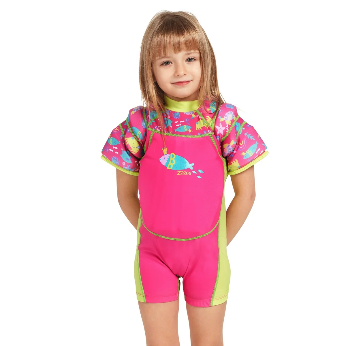 Zoggs Sea Queen Water Wings Float Suit 2-3