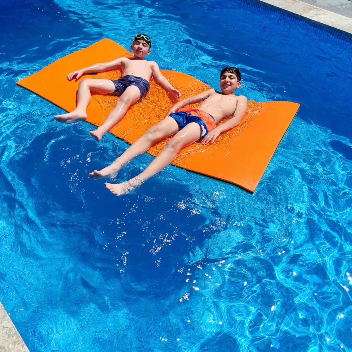 Swim float mat on sale