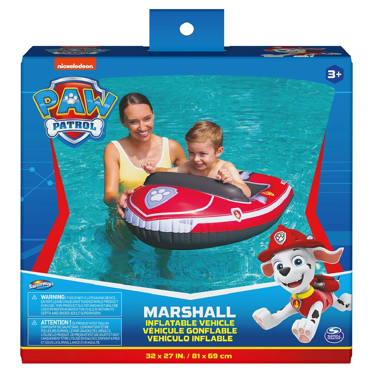 Swimways Paw Patrol Inflatable Vehicle