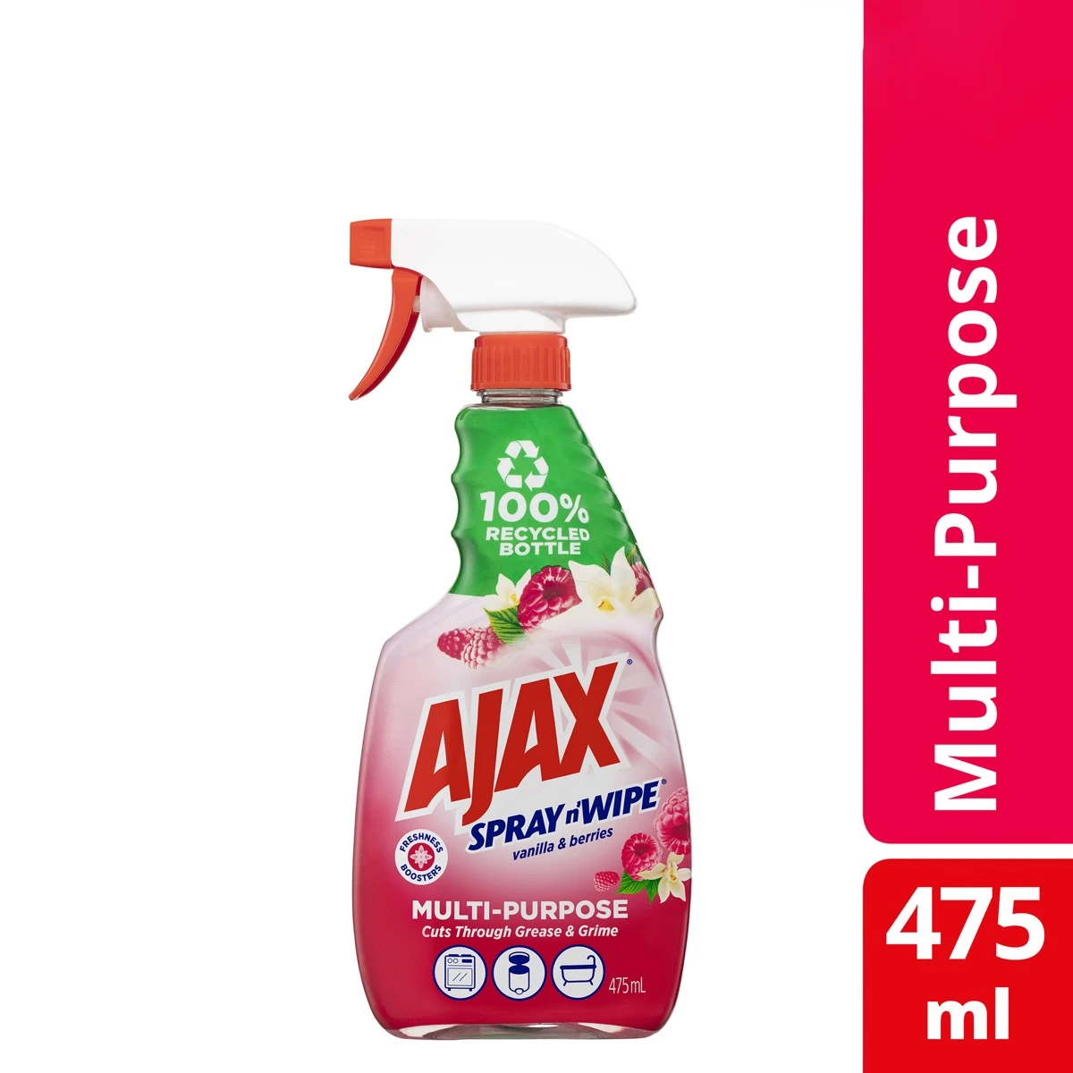 Ajax Spray N Wipe Divine Blends Vanilla and Berries 475ml