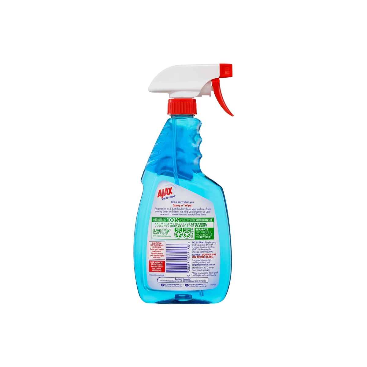 Ajax Spray N Wipe Glass Cleaner 500ml