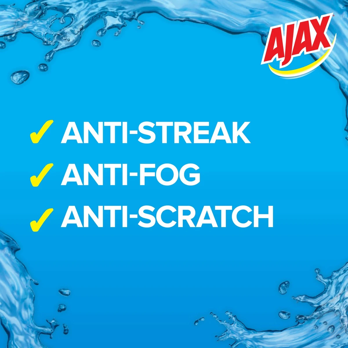 Ajax Spray N Wipe Glass Cleaner 500ml