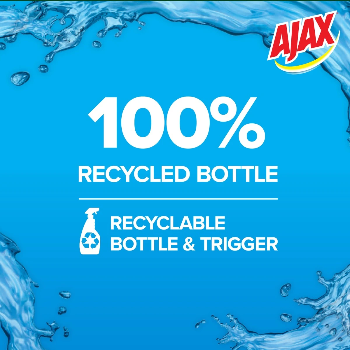 Ajax Spray N Wipe Glass Cleaner 500ml