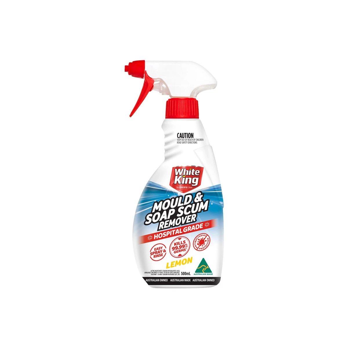 White King Mould & Scum Remover Lemon 500ml