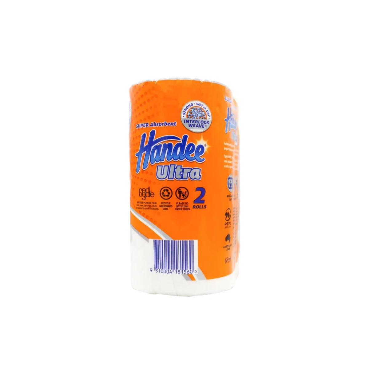 Handee Ultra Paper Towel 60 Sheets 2pk