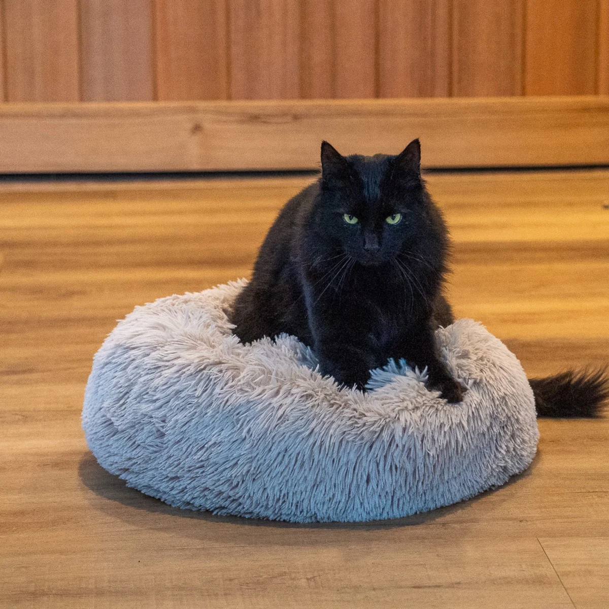 Donut Faux Fur Pet Bed Small