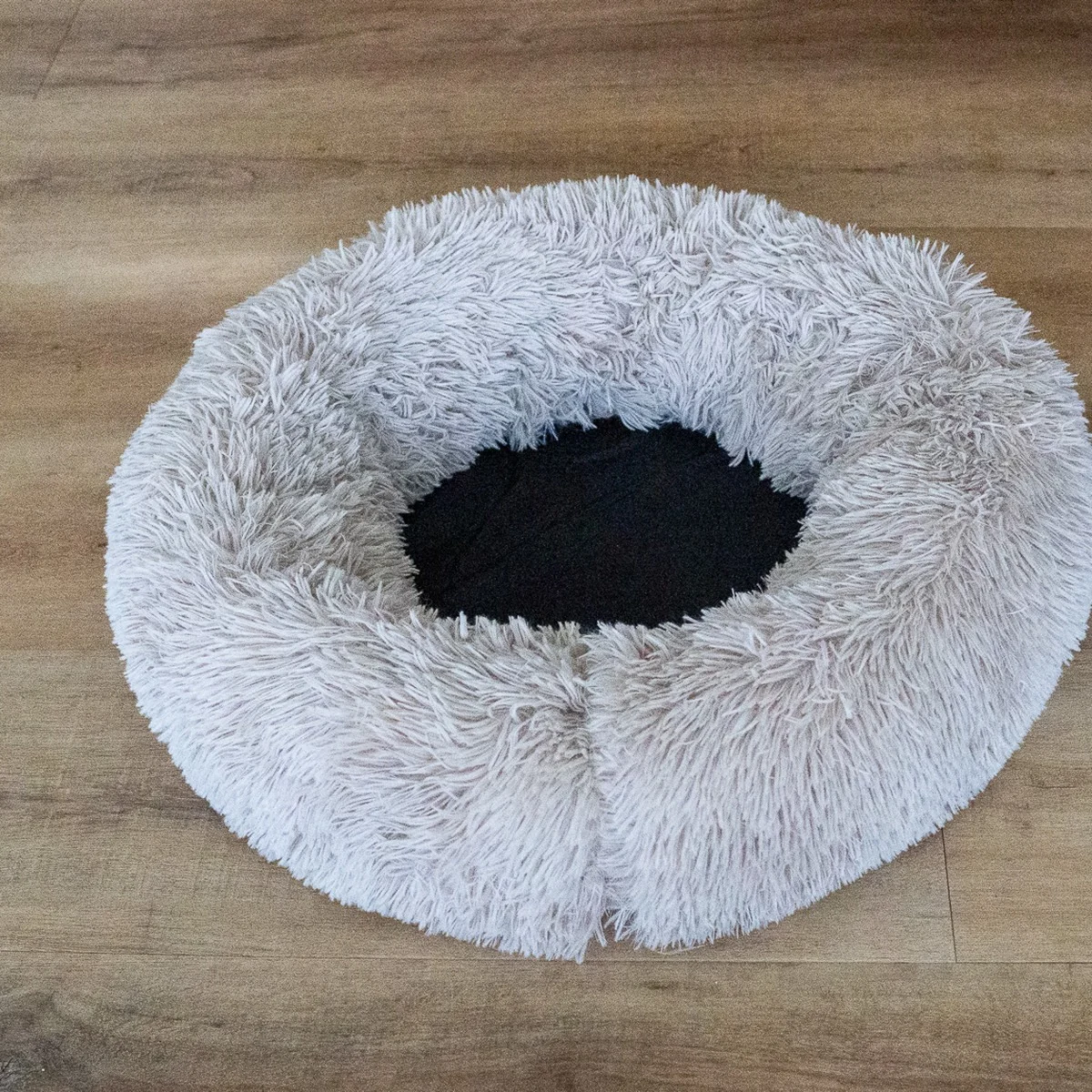 Donut Faux Fur Pet Bed Small