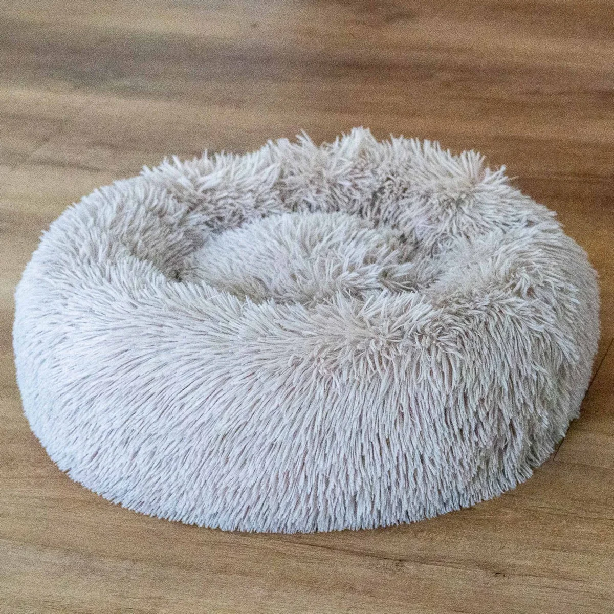 Donut Faux Fur Pet Bed Small