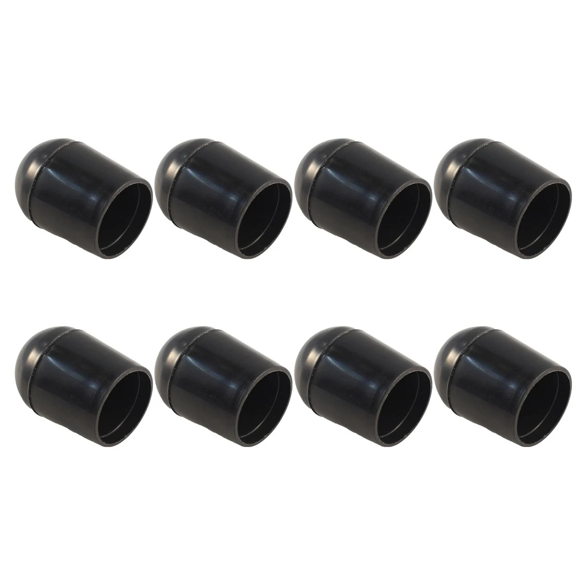 Heavy Duty Round Plastic Chair Tip 8 Piece Bundle 19mm