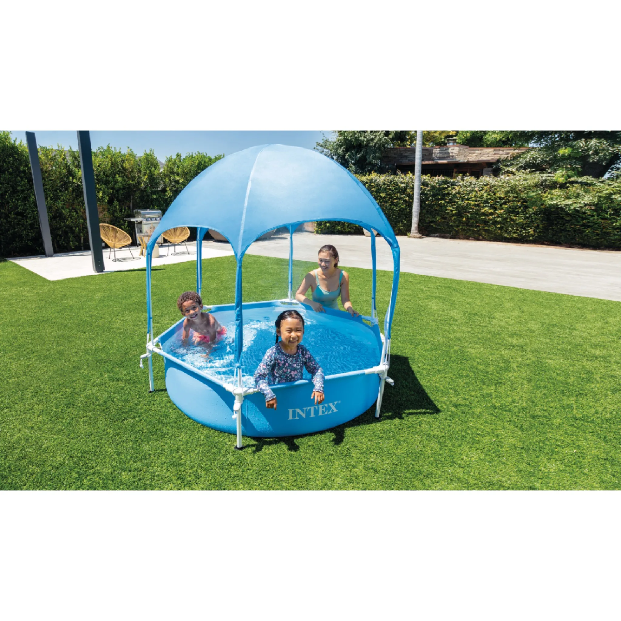 Intex Splash Pool With Canopy and Water Spray