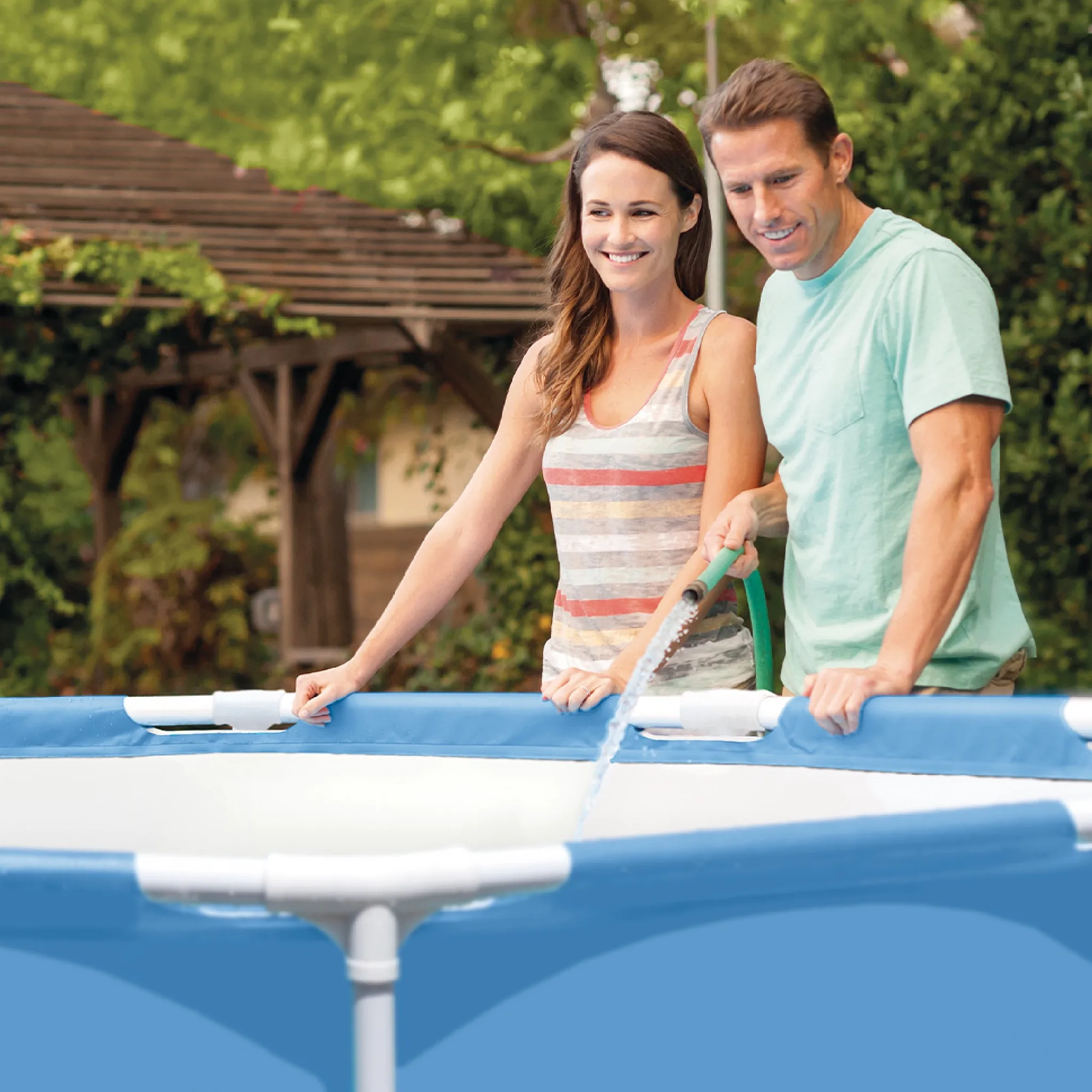 Intex Splash Pool With Canopy and Water Spray