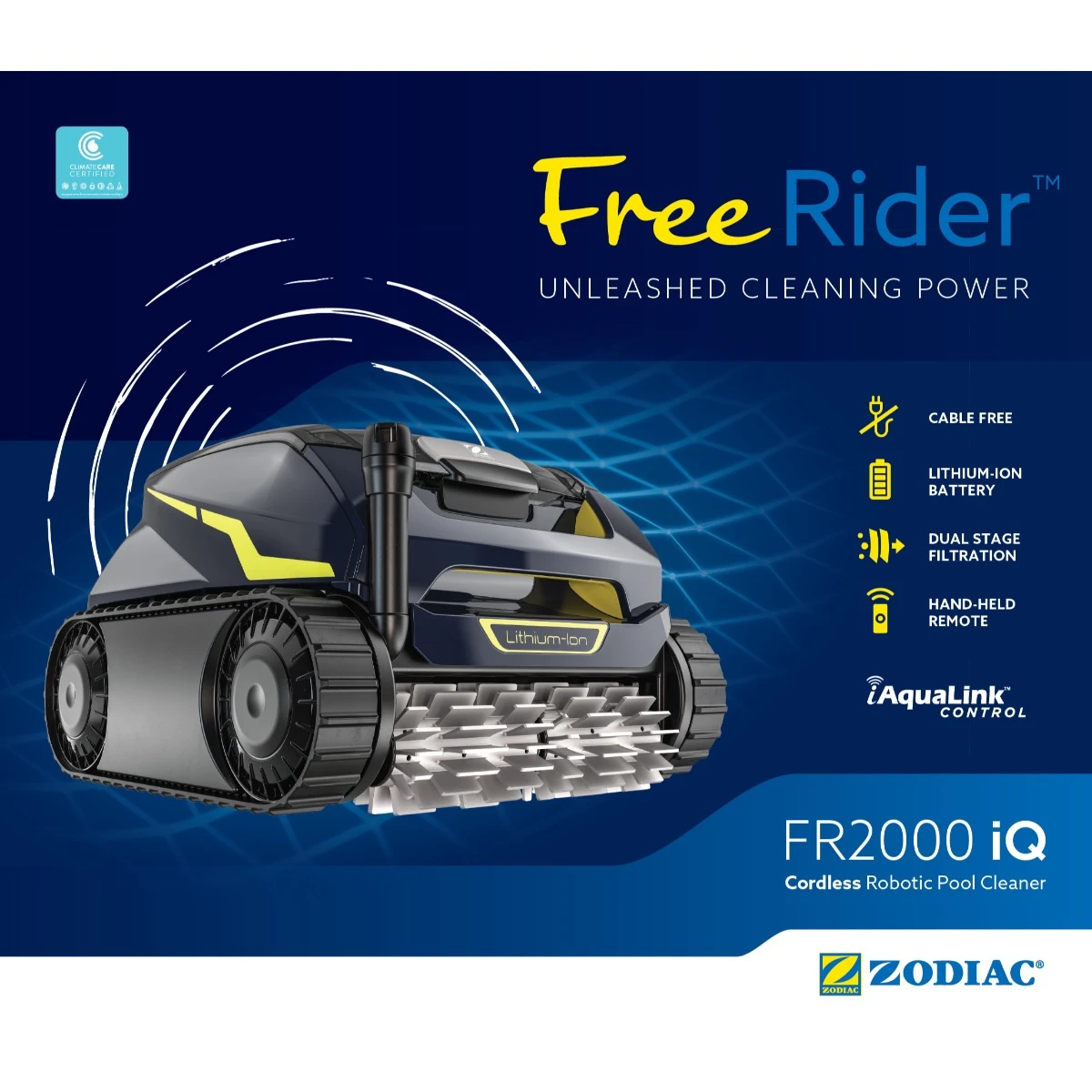 Zodiac FreeRider FR2000 Cordless Robotic Pool Cleaner