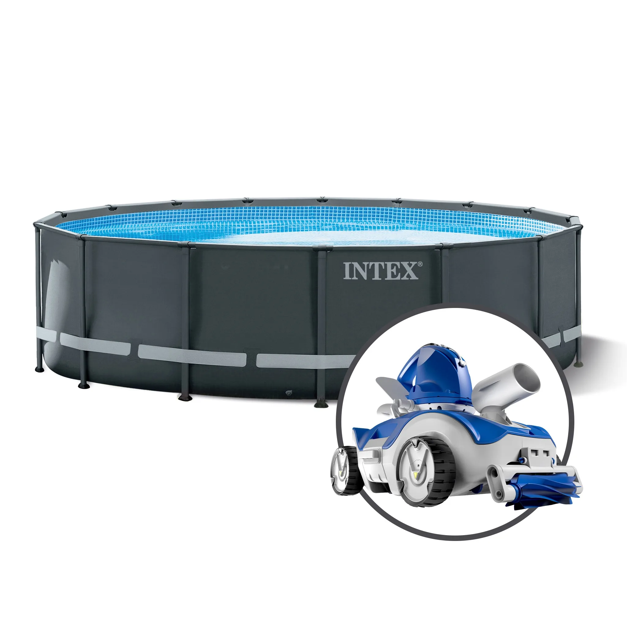 Intex Ultra XTR Frame Pool Round 16ft Bundle