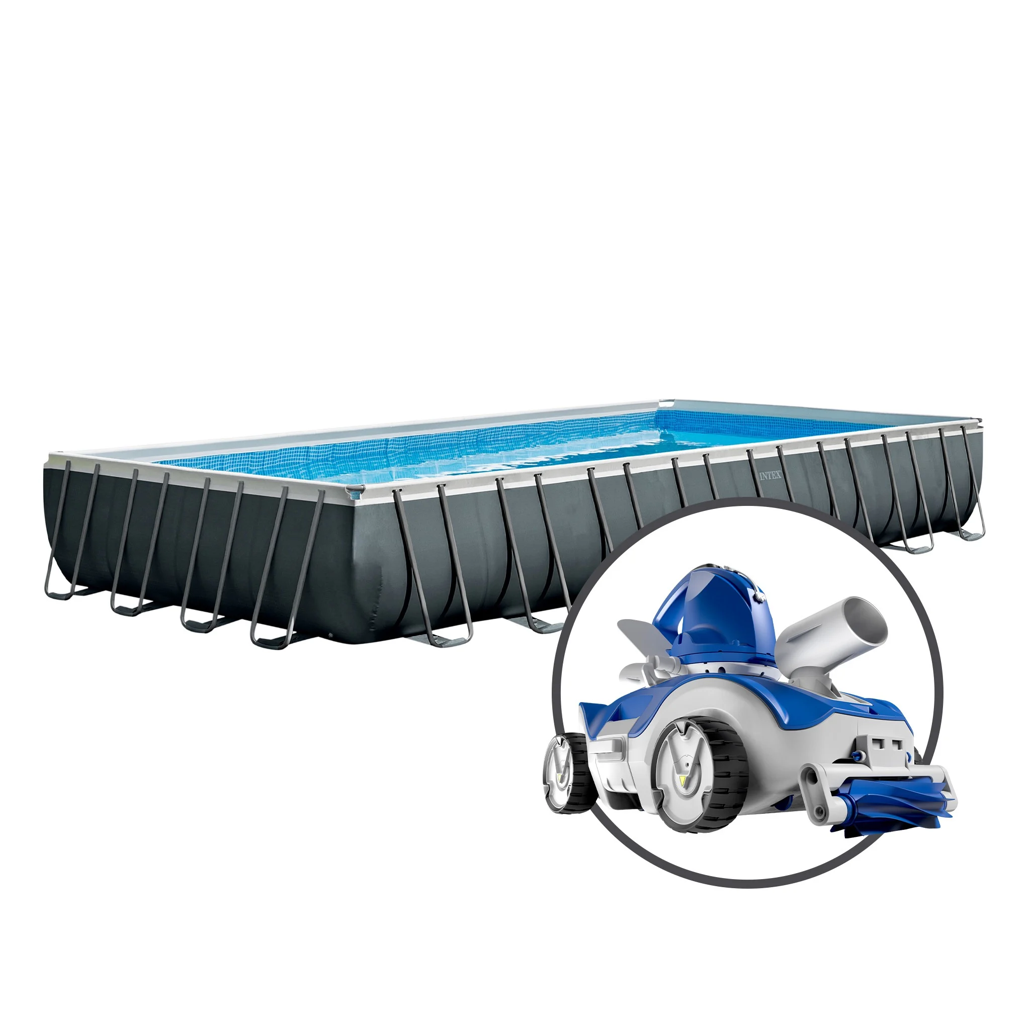 Intex Ultra XTR Frame Pool Rectangular 32ft Bundle