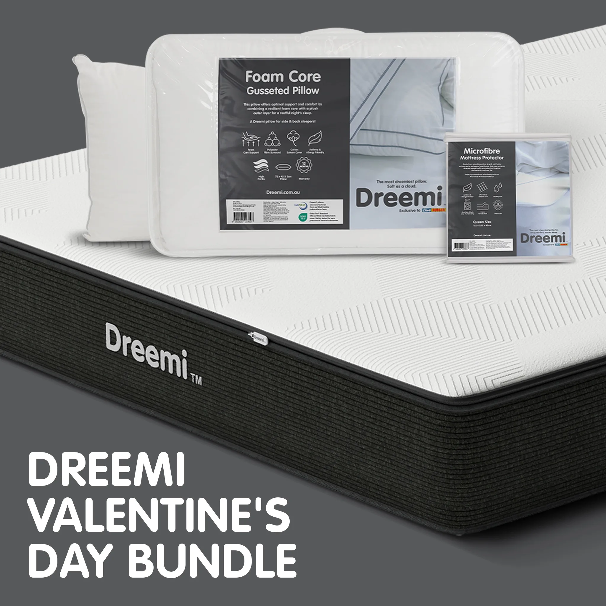 Dreemi Single Mattress - Valentines Day Bundle