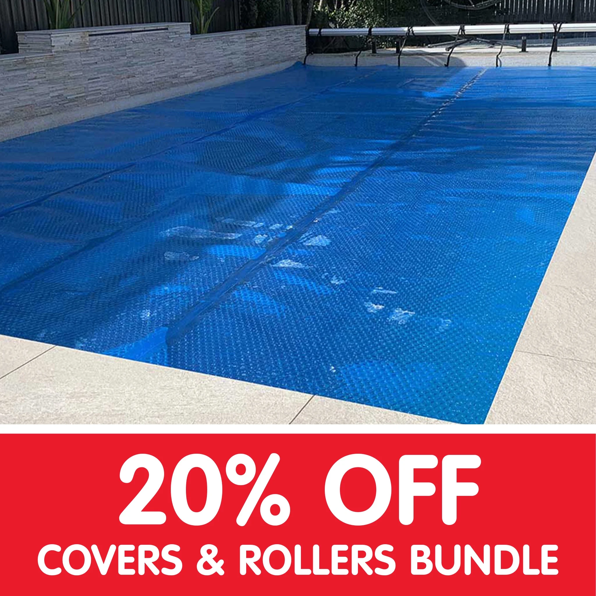 Pool Covers and Rollers Bundle