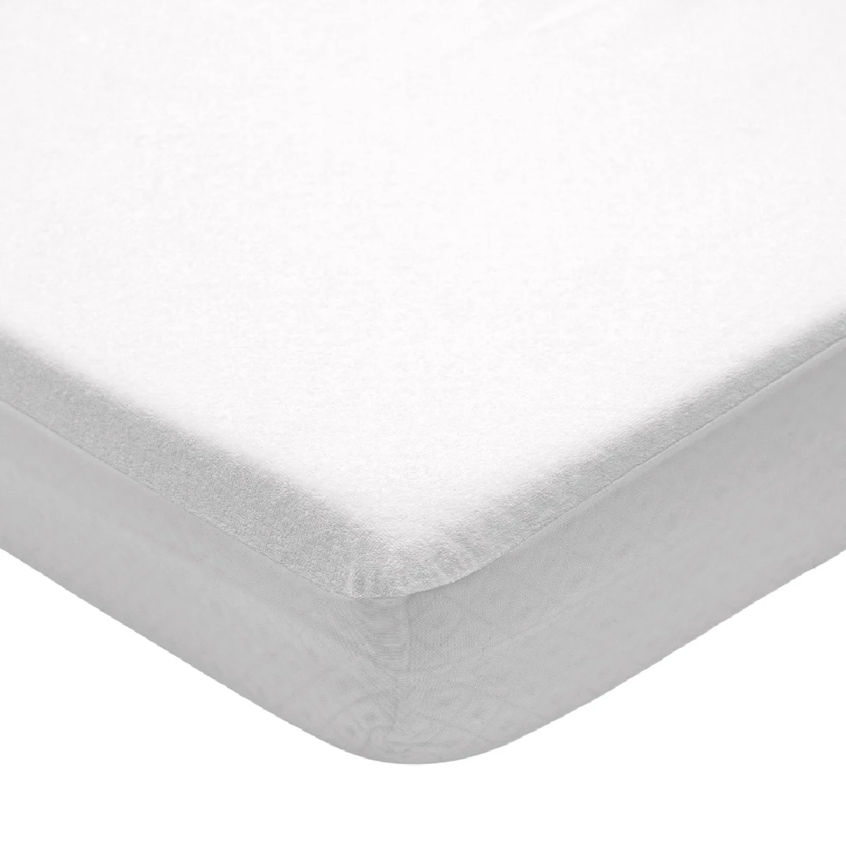 Cotton Terry Fitted Mattress Protector Queen