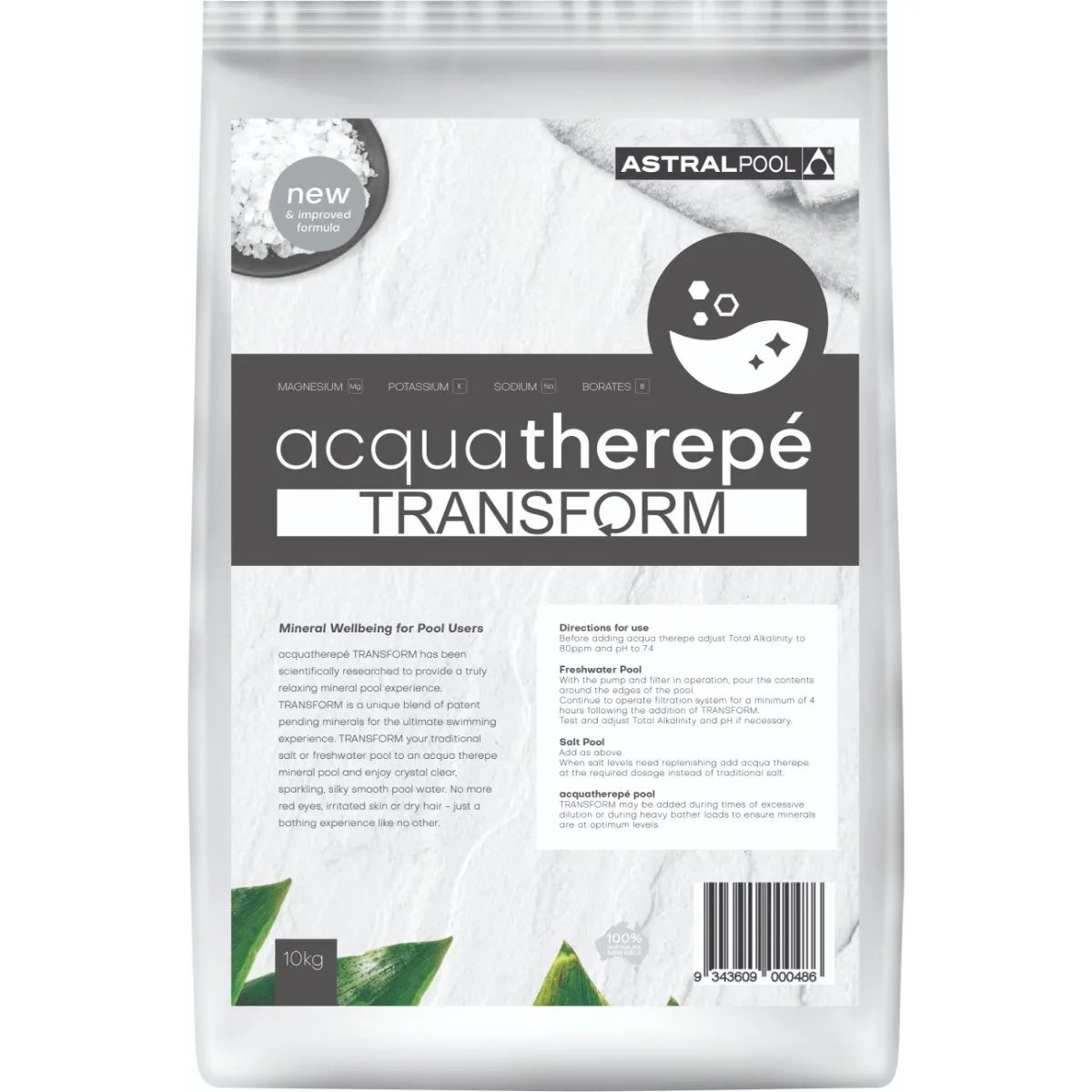 Acquatherepe Transform Pool Minerals 10kg