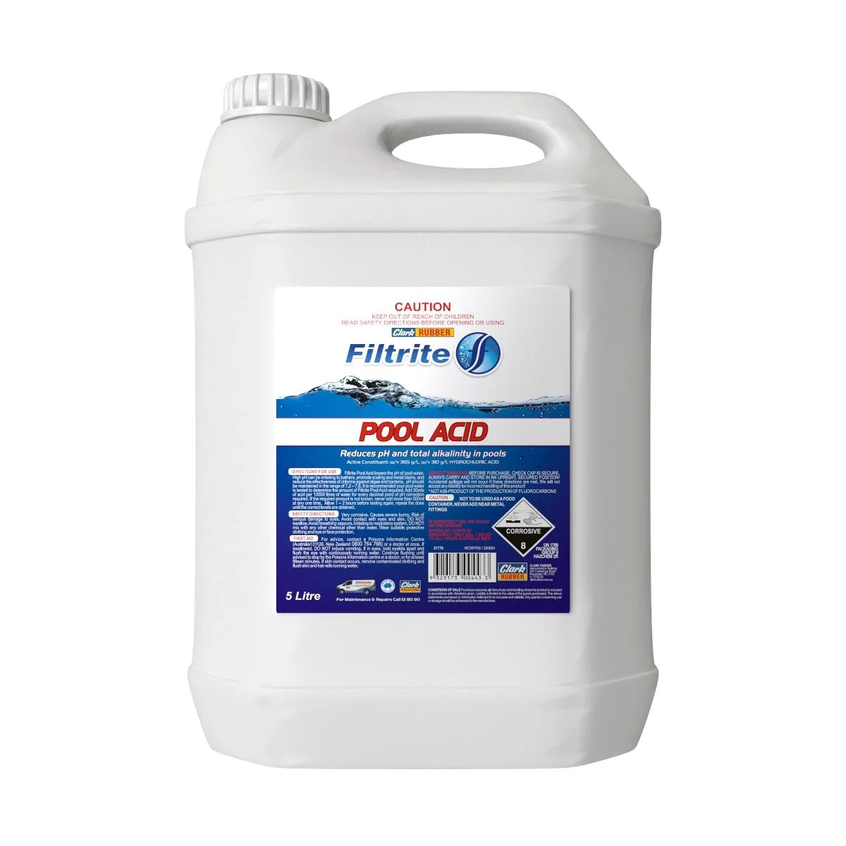 Filtrite Liquid Pool Acid 5Ltr