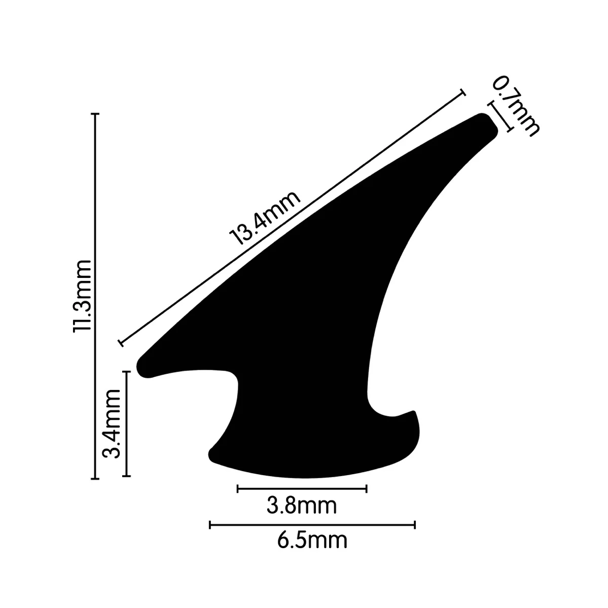 Glazing Wedge For Caravan Alfab